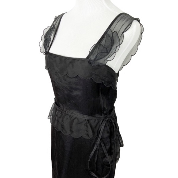 NWT Stella McCartney Black Silk Cocktail Dress 4 - Picture 3 of 14